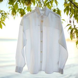 KOTN linen button down white medium